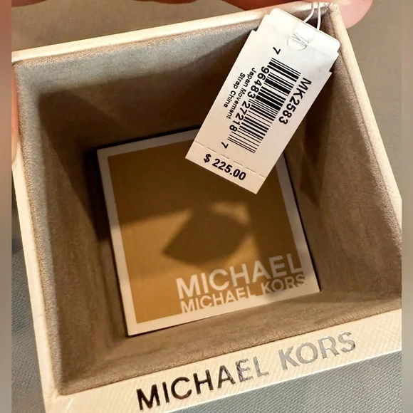 Michael Kors Black and Silver Women's Watch with Crystal Accents - Picture 7 of 8